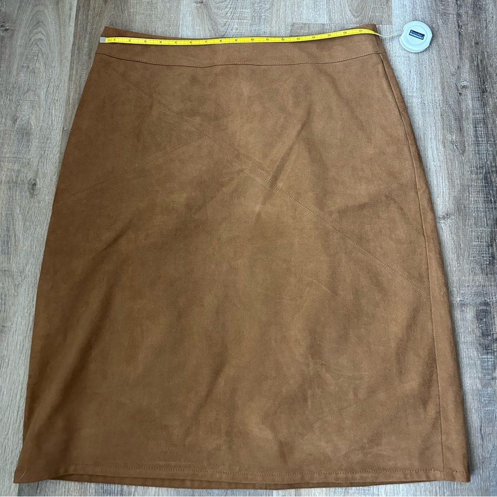Brown Suede Skirt